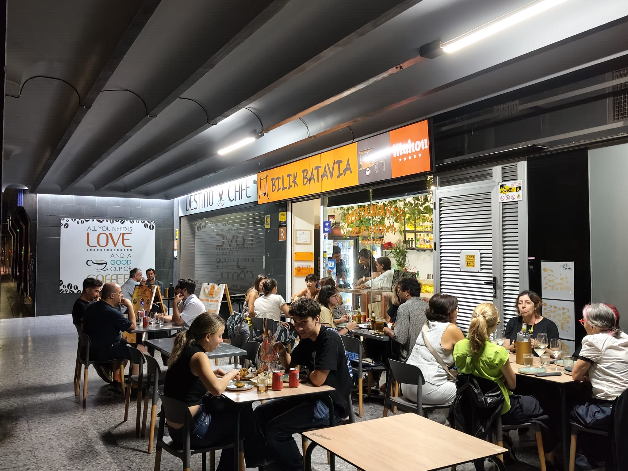 Interior del restaurante